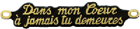 Bronze - Dans mon cœur à jamais tu demeures
