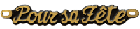 Bronze - Pour sa fête