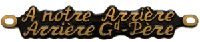 Bronze - A notre arrière arrière grand père