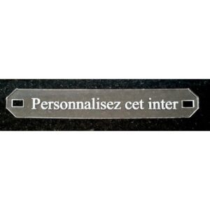 Inter plexiglass à personnaliser