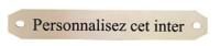 Plastique – Texte à personnaliser (+11€)