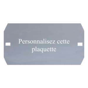 Plaquette plexiglass gravée