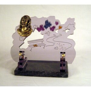 Plaque funéraire P-203 G15x20cm