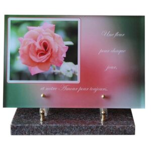 Plaque funéraire Amour pour toujours
