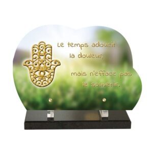 Plaque funéraire La main de Fatima