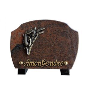Plaque funéraire n° 024ML 15x20cm B238