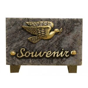 Plaque funéraire Colombe