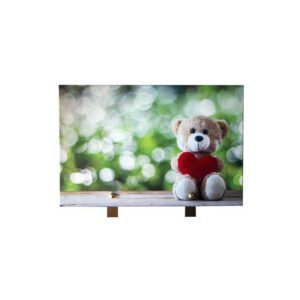 Plaque funéraire ourson 20x30 cm