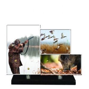 Plaque funéraire la chasse