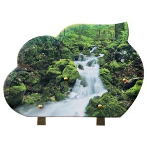 Plaque funéraire RB 203 cascade 20x30 cm