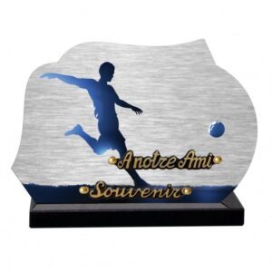 Plaque funéraire Le joueur de foot