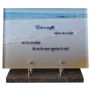 Plaque funéraire Eole a souffler dans les voiles