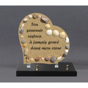 Plaque funéraire P-631 23x23cm