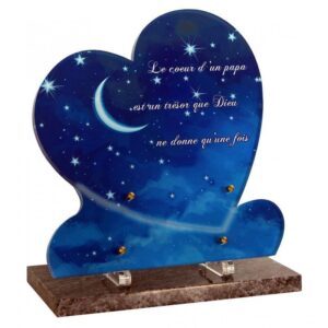 Plaque funéraire Nuit étoilée