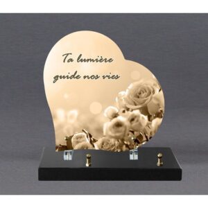 Plaque funéraire P-632 23x23cm