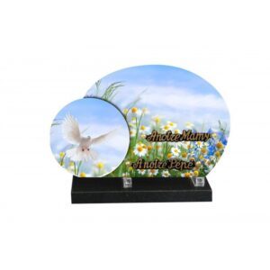 Plaque funéraire Champ printanier