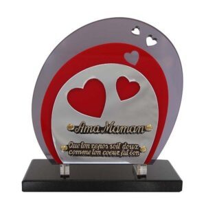 Plaque funéraire Coeur moderne
