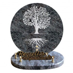 Plaque funéraire L'arbre