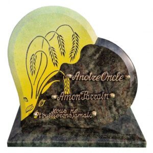Plaque funéraire Beaux blés