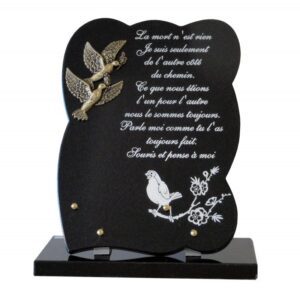 Plaque funéraire La mort n'est rien