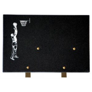Plaque funéraire Basketteur