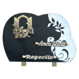 Plaque funéraire Oiseau à la fenêtre