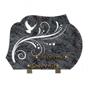 Plaque funéraire Colombe
