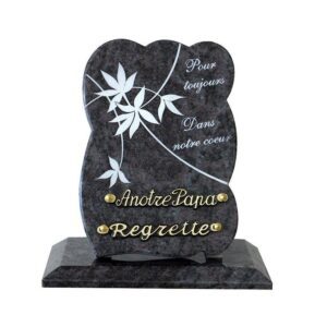 Plaque funéraire n°039e MS 18x25cm