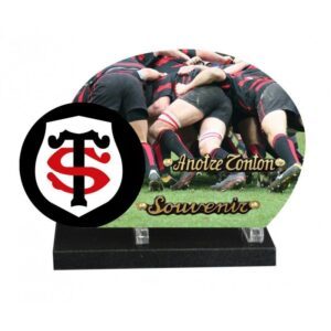 Plaque funéraire Rugby