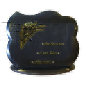 Plaque funéraire campagne