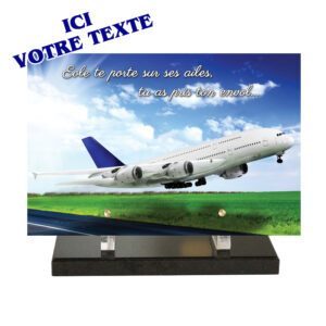 Plaque avion de ligne