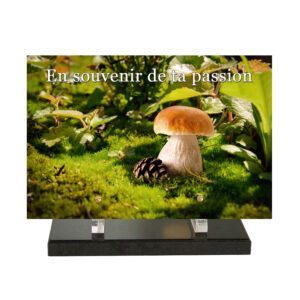 Plaque funéraire Champignon